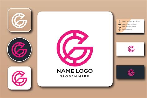 Premium Vector | G monogram logo template