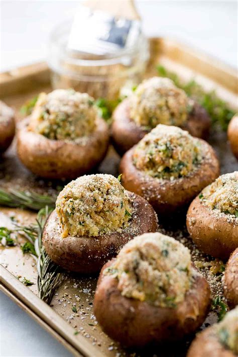 Stuffed Mushrooms Recipe with Italian Sausage - Jessica Gavin