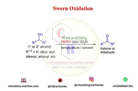 Swern Oxidation: Examples | Mechanism | Application