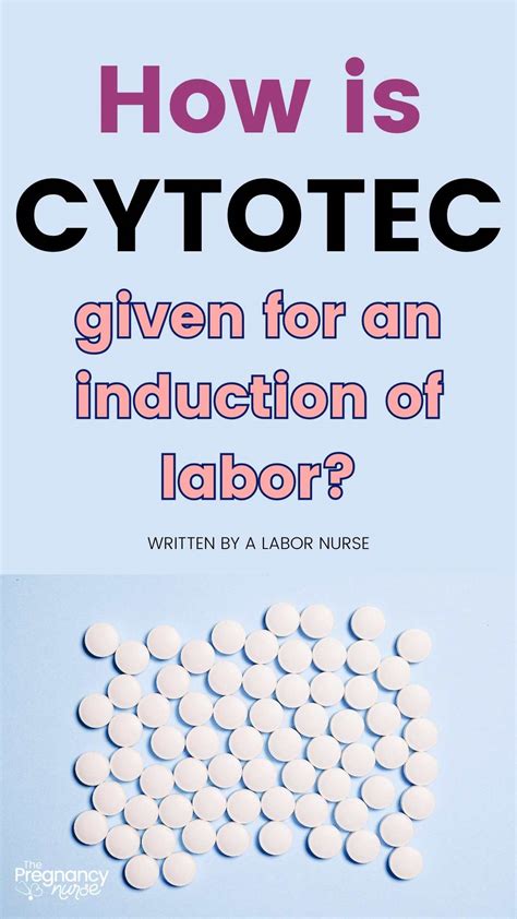 How is Cytotec (Misoprostol) Given for Labor Induction? - The Pregnancy ...