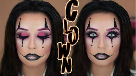 Easy Halloween Clown Makeup Tutorial - YouTube