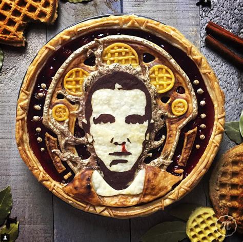 Stranger Things Eleven Pie Complete With Eggos | Foodiggity