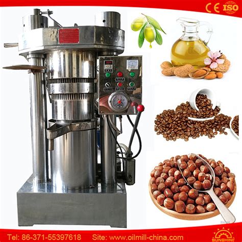 China Hydraulic Coffee Bean Oil Extraction Machine Camellia Oil Press ...