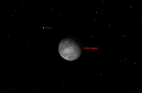 Moon Gets Close to Bright Star Tonight - Seeker