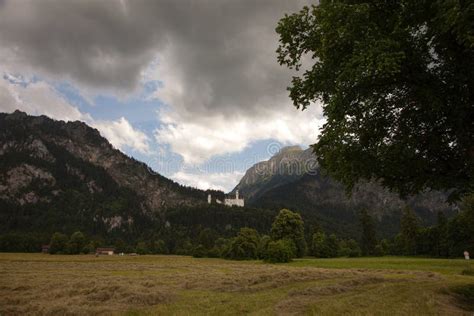 Neuschwanstein Castle at Sunset, Germany Stock Photo - Image of bavarian, architecture: 80215992