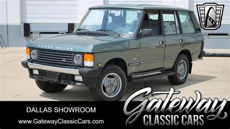 1988 Range Rover Classic is listed Sold on ClassicDigest in DFW Airport by Gateway Classic Cars ...