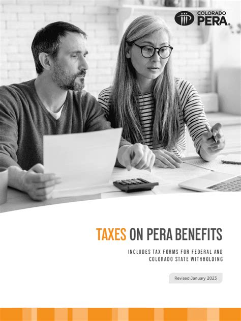 Fillable Online Taxes on Benefits - Colorado PERA Fax Email Print - pdfFiller