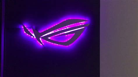 Asus rog logo RGB - YouTube