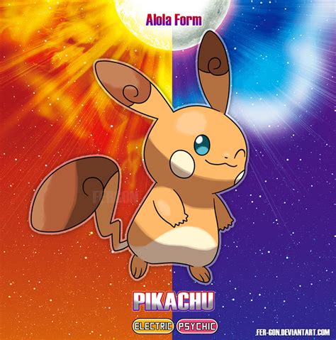 Pikachu alola by fer-gon on DeviantArt