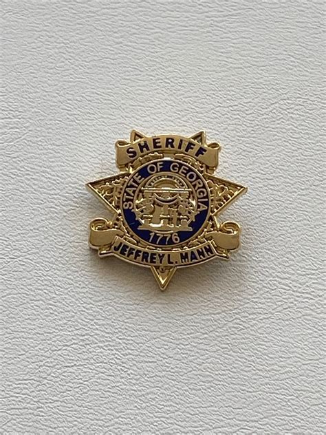 DEKALB COUNTY SHERIFF , STATE OF GEORGIA, JEFFREY L. MANN - ER Badge