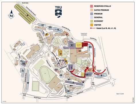 Construction Closures: Parking and Transportation: Thompson Rivers ...