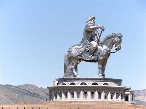 Monument of Genghis Khan free image download