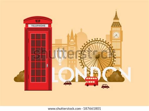 Vector City Background London Stock Vector (Royalty Free) 187661801