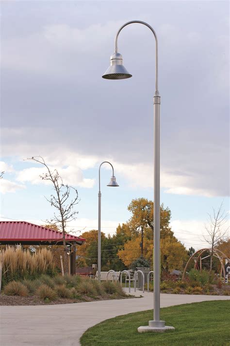 decorative site lighting architectural luminaire street poles pathway landscape park LED Colo ...