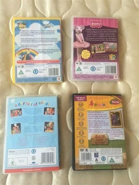 4 CHILDREN'S SONG CDs - Barney,TheWiggles,Angelina Ballerina & Day full of Songs £2.00 - PicClick UK