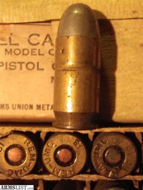 ARMSLIST - For Sale: Collectors 45 ACP ammo