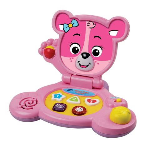 VTech Bear's Baby Laptop - Pink - Walmart.com - Walmart.com