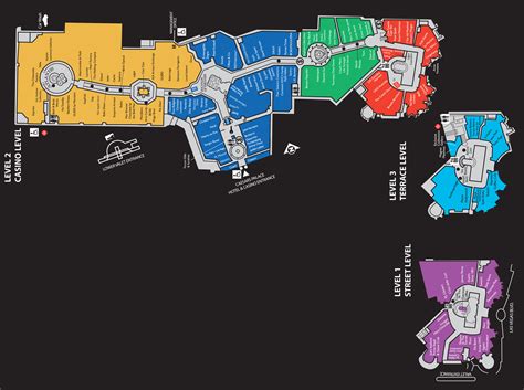 Mall Map For The Forum Shops at Caesars®, A Simon Mall - Located At Las Vegas, | Information ...