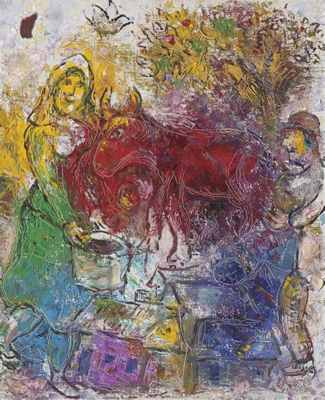 Marc Chagall (1887-1985) , Les paysans, Paris | Christie's