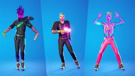 J Balvin Skin Showcase with Emotes & Dances | Fortnite - YouTube