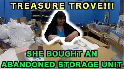 She Bought An Abandoned Storage Unit Treasure Trove!! #54 | self ...