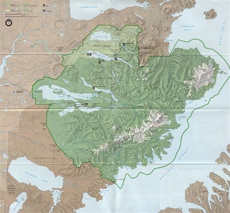 Katmai / Brooks Falls Map - Katmai, Alaska