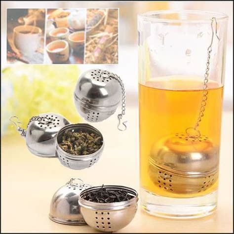 Tempat Wadah Saringan Penyeduh Teh / Kopi / Infus Coffee Tea Bag Filter Besi Stainless ...