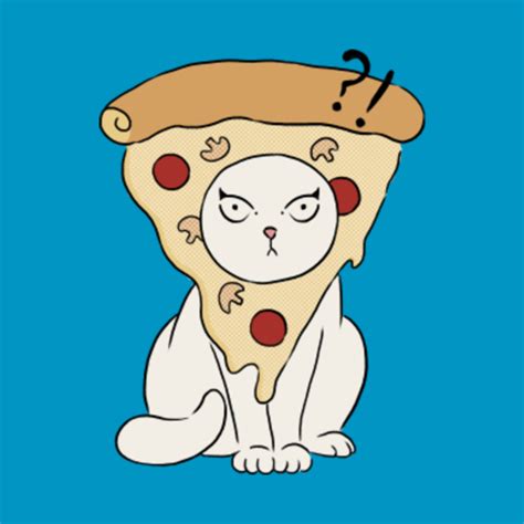 pizza cat - Pizza Cat - T-Shirt | TeePublic