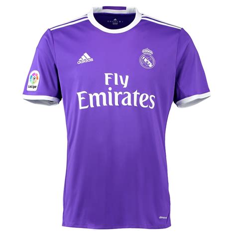 adidas Real Madrid White 2016/17 Replica Away Jersey