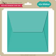 Big Scalloped Card Envelope Set - Lori Whitlock's SVG Shop