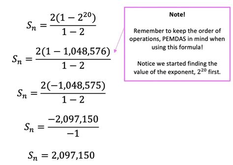 Finite Geometric Series Formula: Algebra 2 - Math Lessons