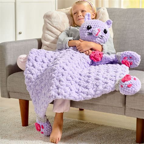 Loops & Threads® Cozy Blanket™ Cozy Crochet Cat Blanket | Michaels