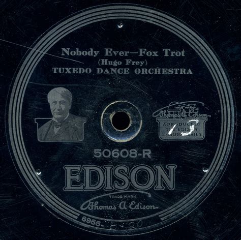 Edison record 1920 | A Thomas Edison record of Nobody Ever b… | Flickr