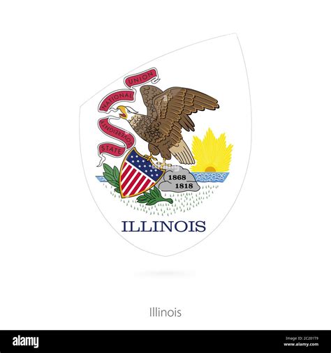 Flag of Illinois. Vector Illustration Stock Vector Image & Art - Alamy