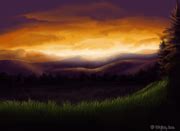 Rolling Hills Sunset Wallpaper - The Wajas Wiki