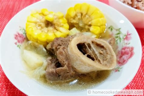 Home Cooked Meals: Nilagang Pork Buto-Buto Recipe