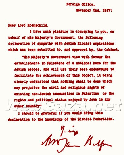 Balfour Declaration - What is Balfour Declaration?