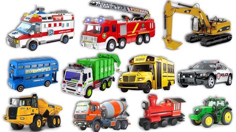 Learn Street Vehicles Names & Sounds - Learn Colors With Transport Vehicles For Kids Children ...