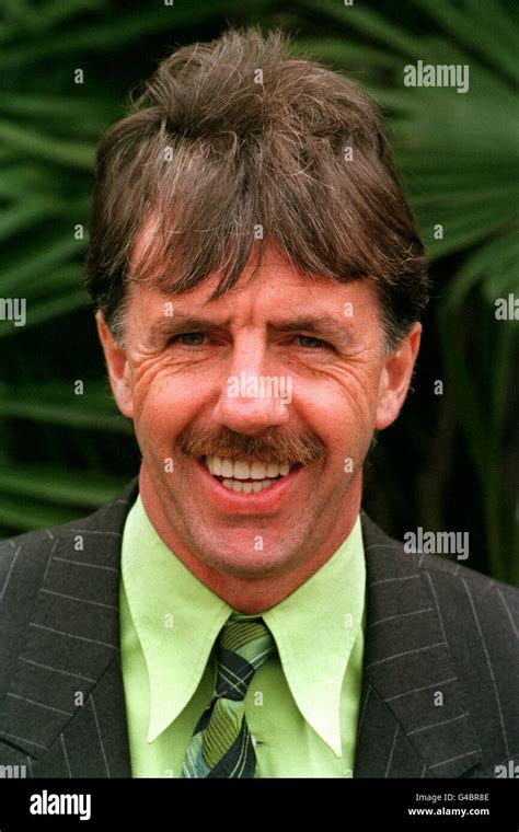 PA NEWS PHOTO 30/4/98 FORMER LIVERPOOL FOOTBALLER MARK LAWRENSON AND NOW BBC PUNDIT AT A ...