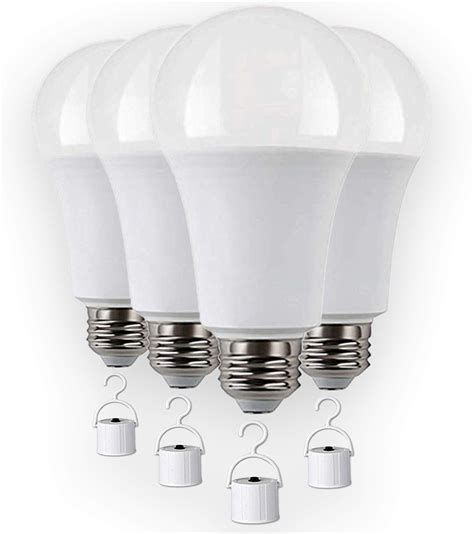 Buy LABORATE LIGHTING Rechargeable LED Light Bulbs with Battery Backup, Emergency LED Bulb, Pack ...