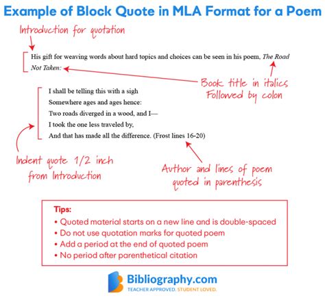 Tips on Citing a Poem in MLA Style | Bibliography.com