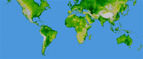 Topography of the World : Image of the Day