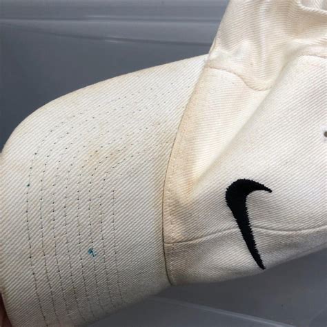 White Nike Snapback Hat. Golf Adjustable Cap. Sports... - Depop