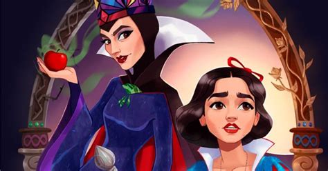 Gal Gadot and Rachel Zegler Get Classic Animation Make-Over in Snow ...