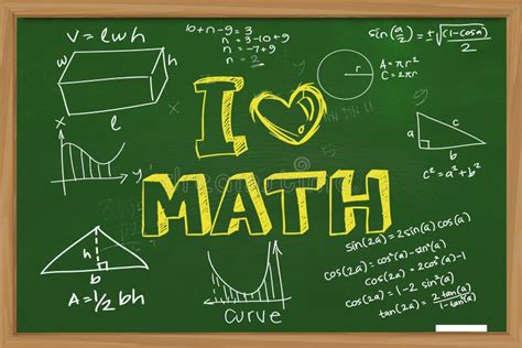 I Love Math Stock Photo - Image: 52873446