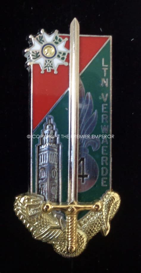 France: Legion Etrangere, Enamelled Promotion insignia”Ltn. Verwaerde” – Relic Militaria ...