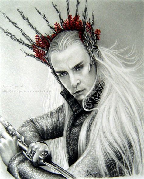 Thranduil by ochopanteras.deviantart.com on @deviantART Pencil Portrait, Portrait Drawing ...