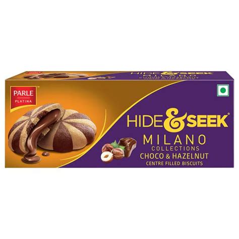 Parle Platina Milano Choco & Hazelnut Centre Filled Biscuits 60 g - JioMart