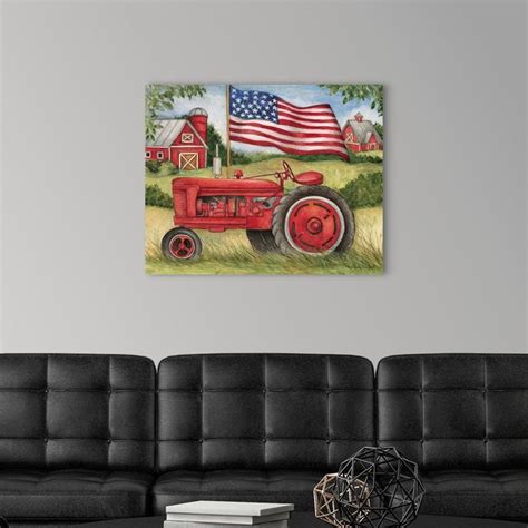 Red Tractor | Great big canvas, Red tractor, Canvas prints