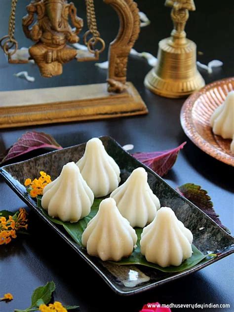 Easy Modak recipe with step by step pics - Madhu's Everyday Indian